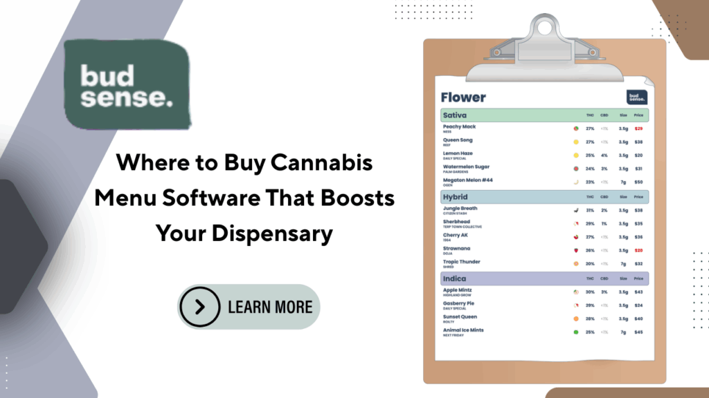 Where to buy cannabis menu software