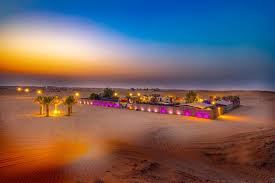 evening desert safari tour​