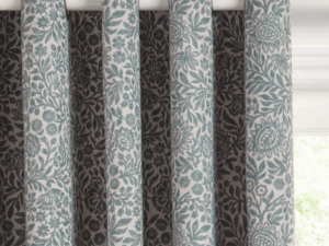 blue velvet curtains