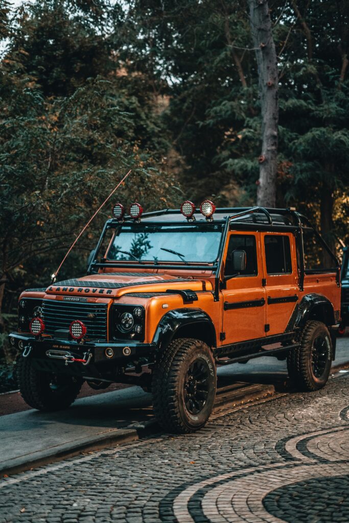 restored land rover defender