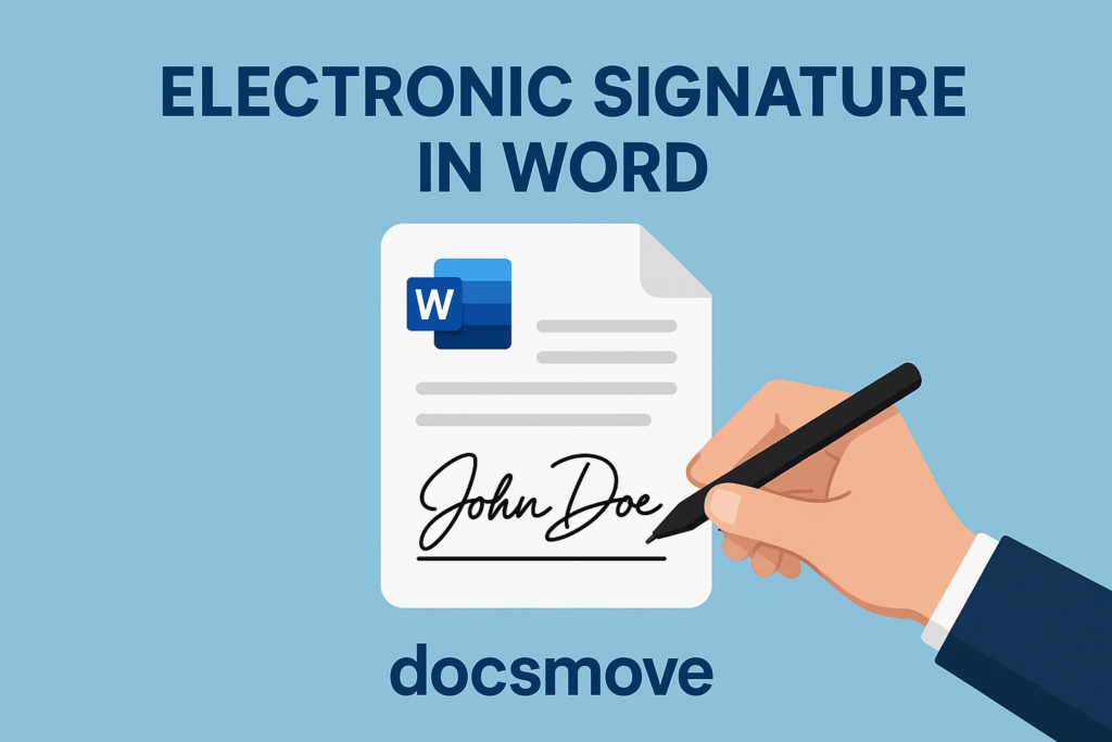 Electronic Signature in Word