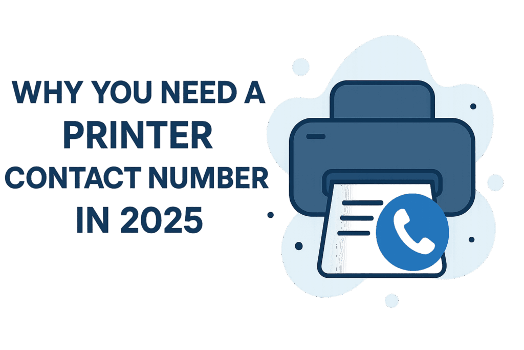 Customer calling printer contact number for technical support