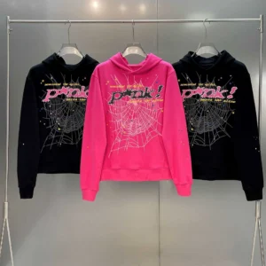 Pink Spider Hoodie