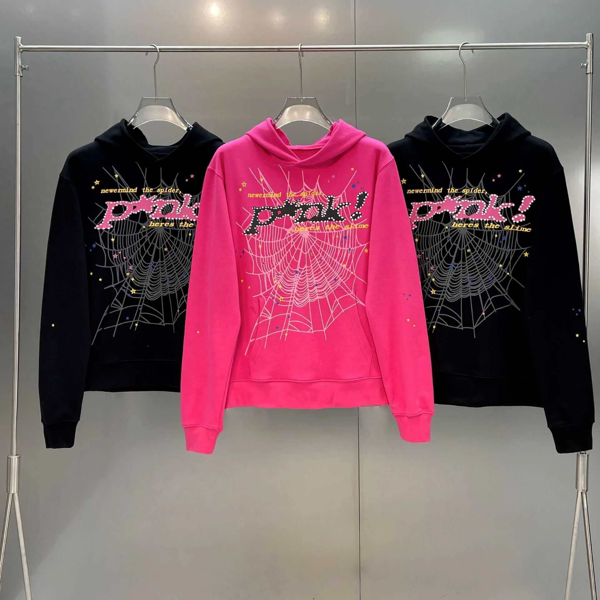 Pink Spider Hoodie