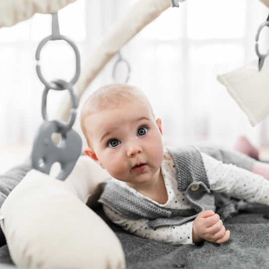 tummy time with pillow