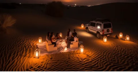 Dubai Night Desert Safari with Camping