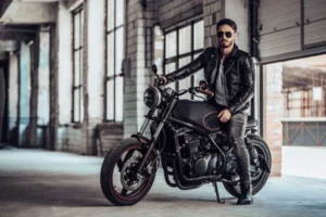 Blue Leather Jacket - A Bold Fashion Statement for Modern Trendsetters