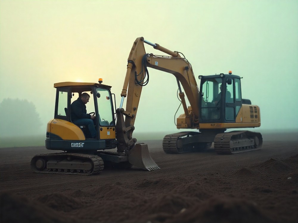 Mini Digger vs Full-Size Digger
