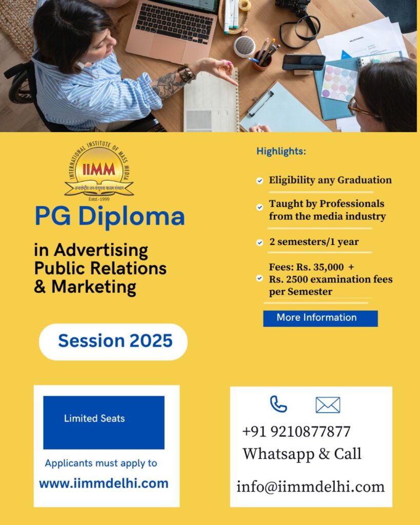 PG Diploma in Advertising and Public Relations