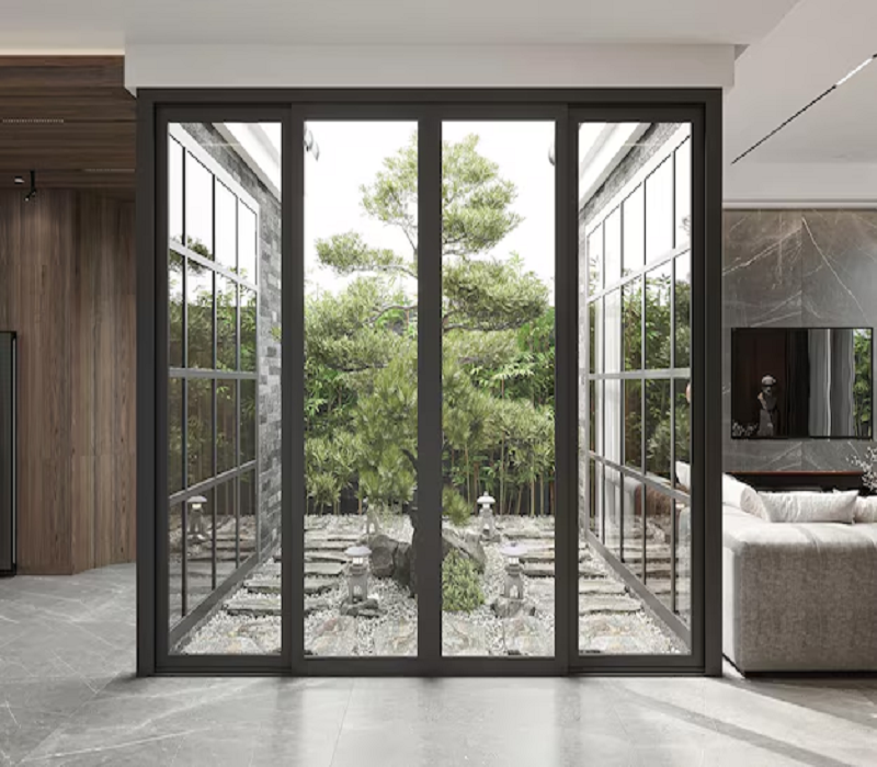 aluminium casement door