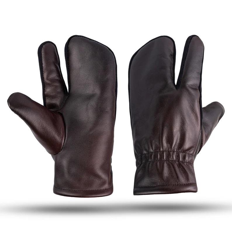 leather mitts