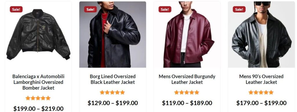oversized bomber jacket men