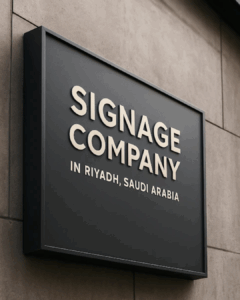 signage company in riyadh