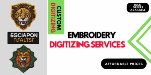 Embroidery digitizing services