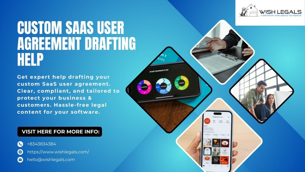 custom SaaS user agreement drafting help
