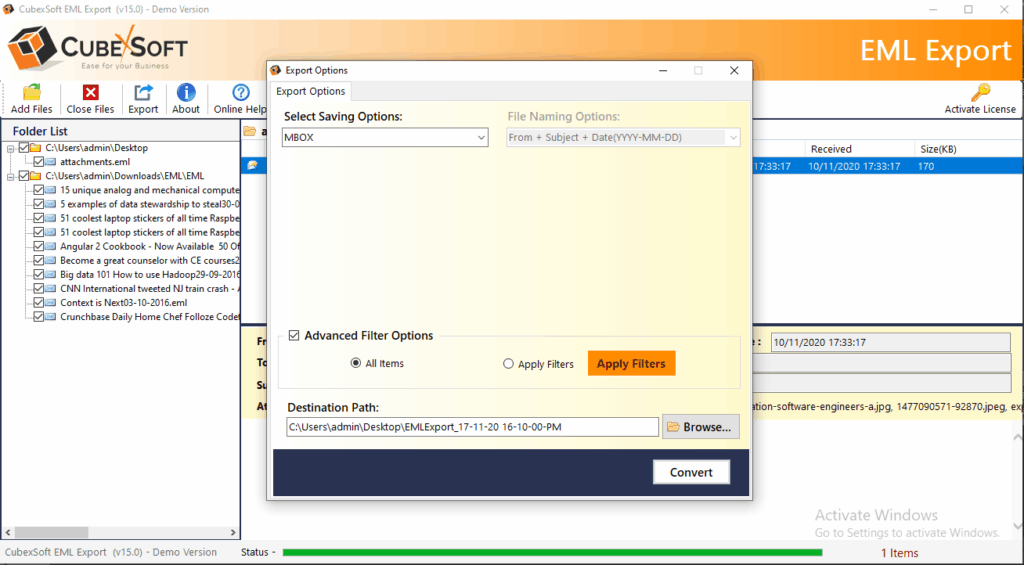 mbox image