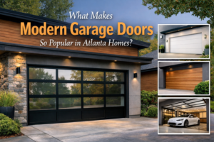 What Makes Modern Garage Doors So Popular in Atlanta Homes