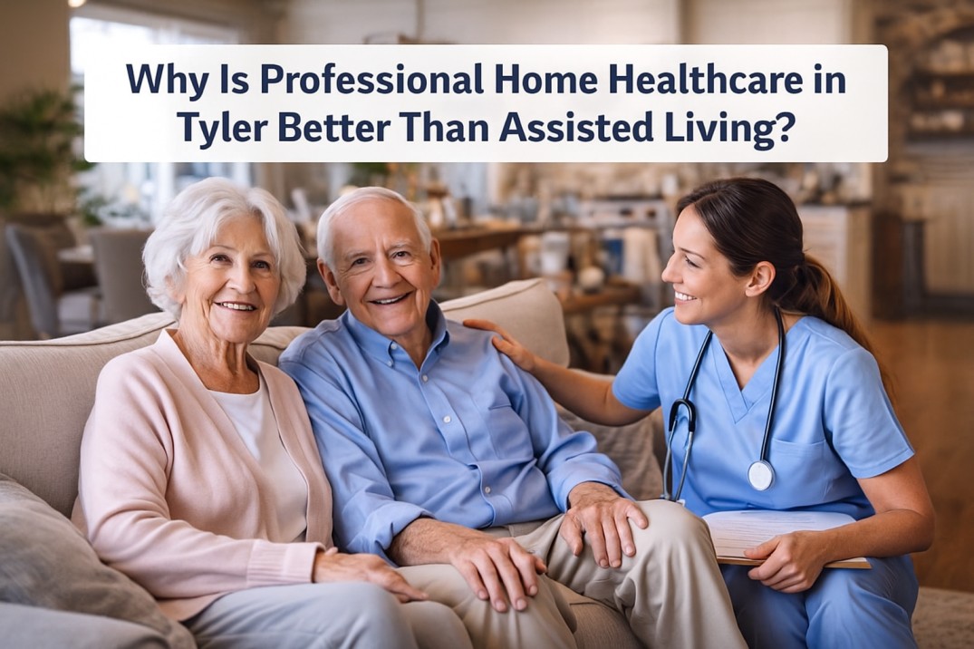 Why Is Professional Home Healthcare in Tyler Better Than Assisted Living