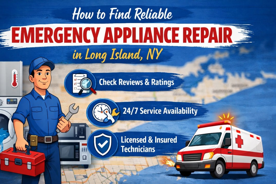 How to Find Reliable Emergency Appliance Repair in Long Island NY